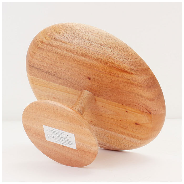 BACKYARD FAMILY「ナインマーケ ケーキスタンド 通販 NEIN MARKE マホガニー Lサイズ 木製 大皿」|食器・キッチングッズ|