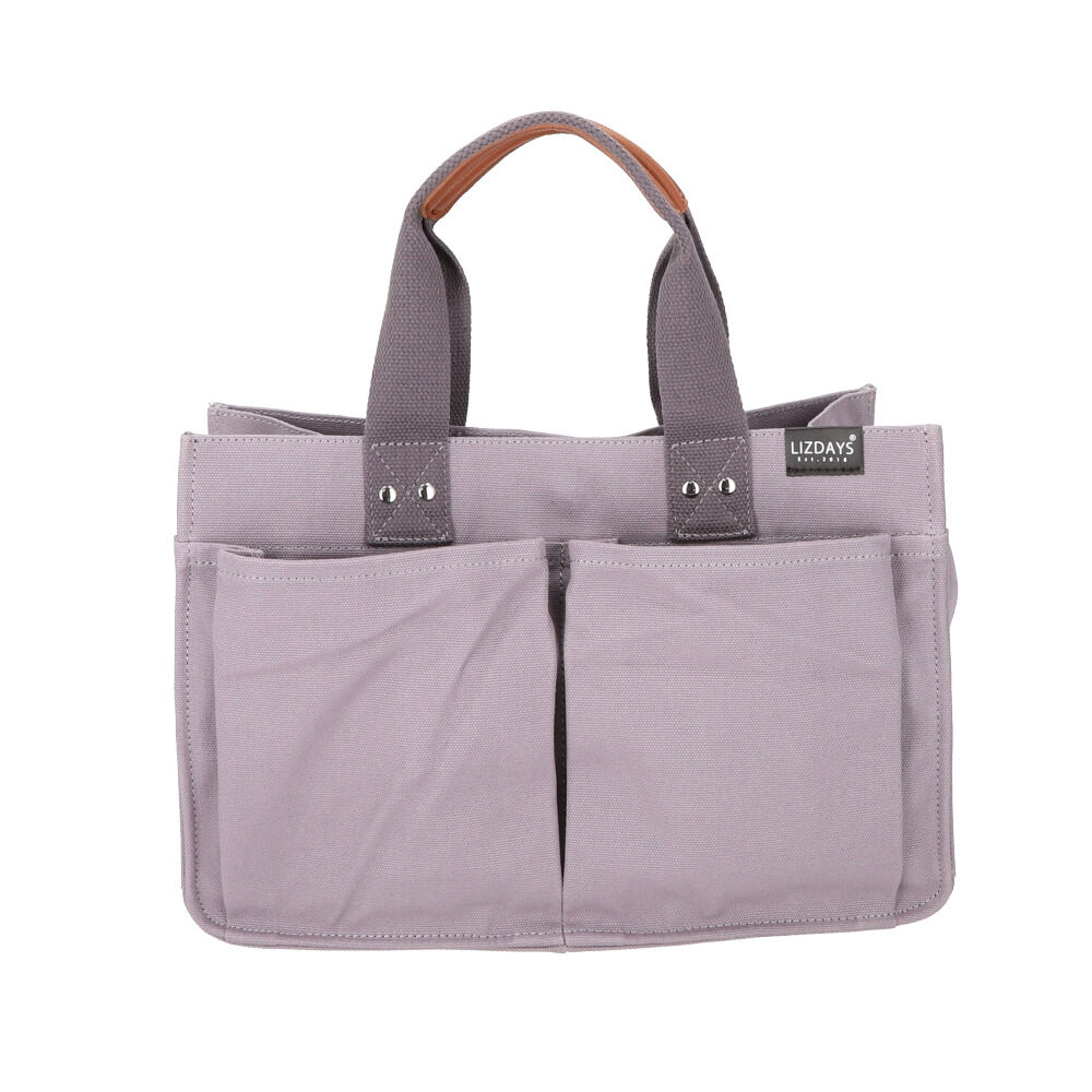 BACKYARD FAMILY「LIZDAYS リズデイズ トートバッグ レディース キャンバス 通販 2way ショルダーバッグ」|トートバッグ|グレー2
