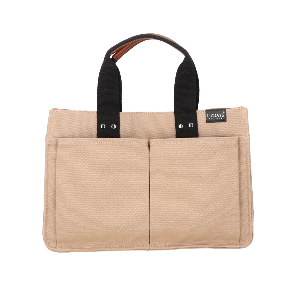 BACKYARD FAMILY「LIZDAYS リズデイズ トートバッグ レディース キャンバス 通販 2way ショルダーバッグ」|トートバッグ|グレー3