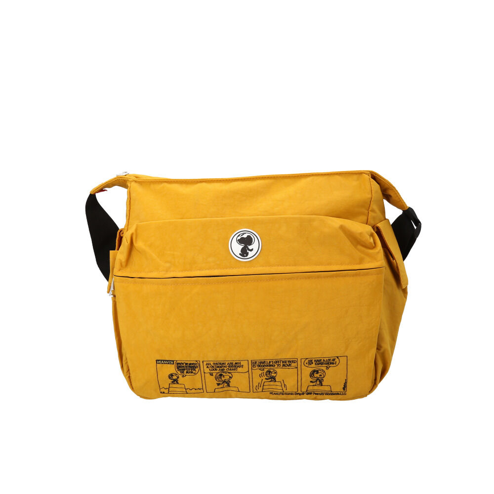 BACKYARD FAMILY「ズッケロ ピーナッツ ショルダーバッグ 62085 大容量 通販 ショルダーバック ショルダー」|ショルダー・メッセンジャー|イエロー1