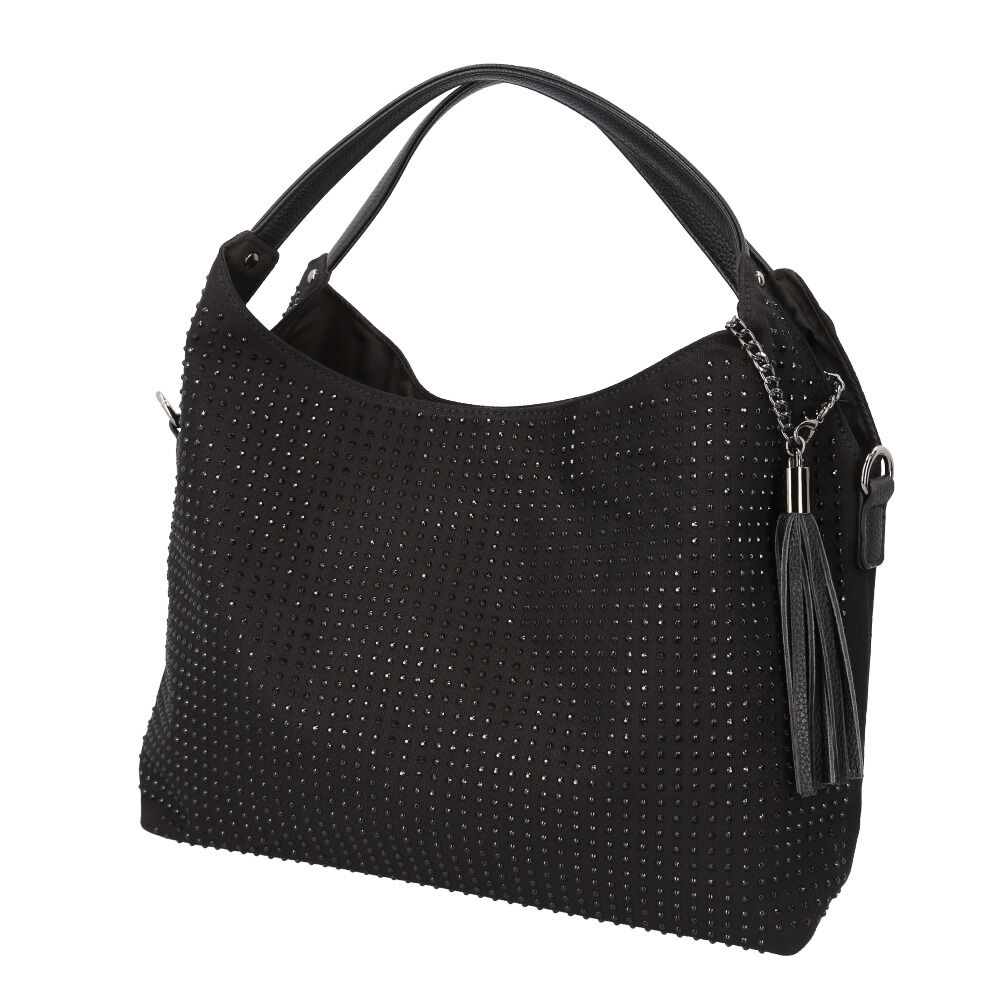 BACKYARD FAMILY「トートバッグ レディース 通販 手提げバッグ ショルダーバッグ 2WAY 肩掛け タッセルチャーム」|トートバッグ|ブラック2