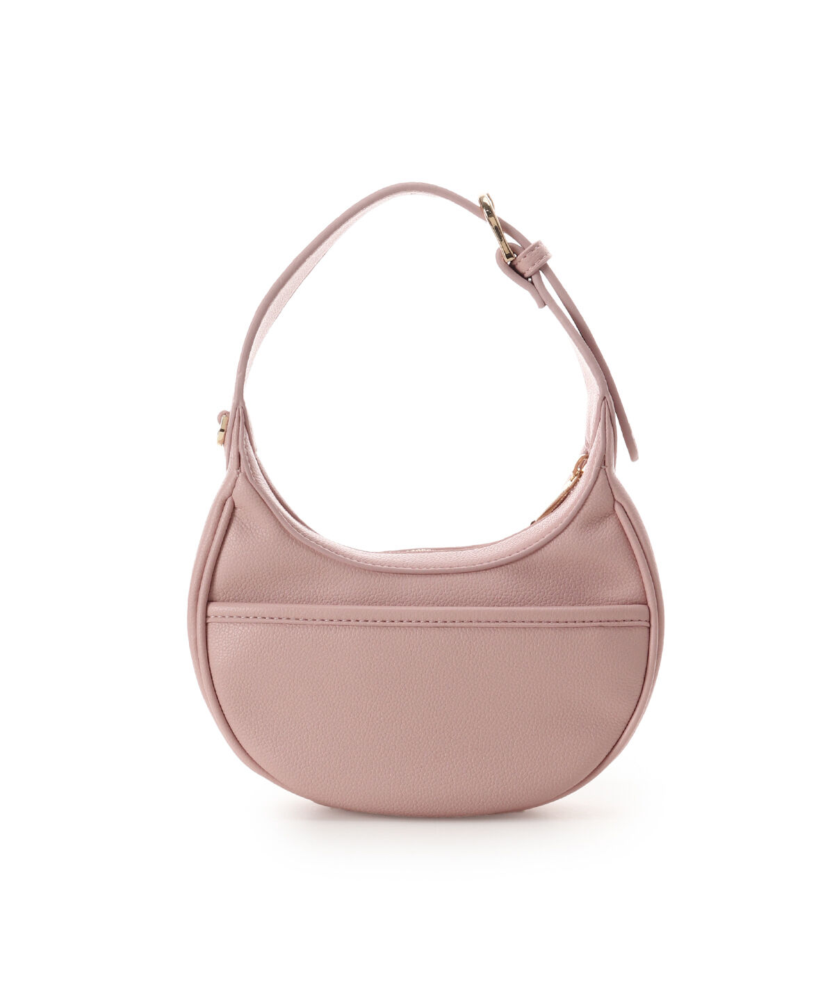 Samantha Vega「ベロアキルティングスタッズハーフムーンバッグ」|ハンドバッグ|