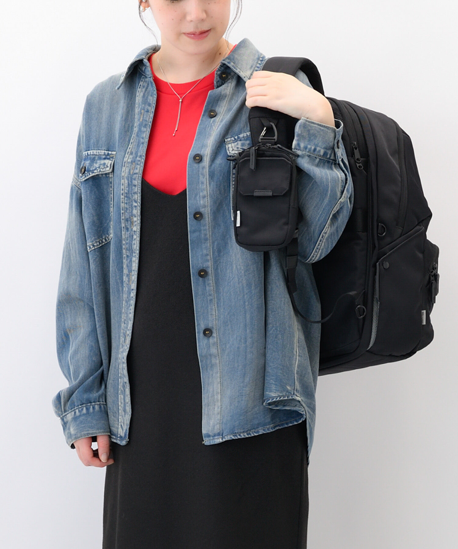  「W&.Day/Night ポッケスアプト ラウンドリュック B4サイズ 15.6インチPC収納 20222」|リュック|