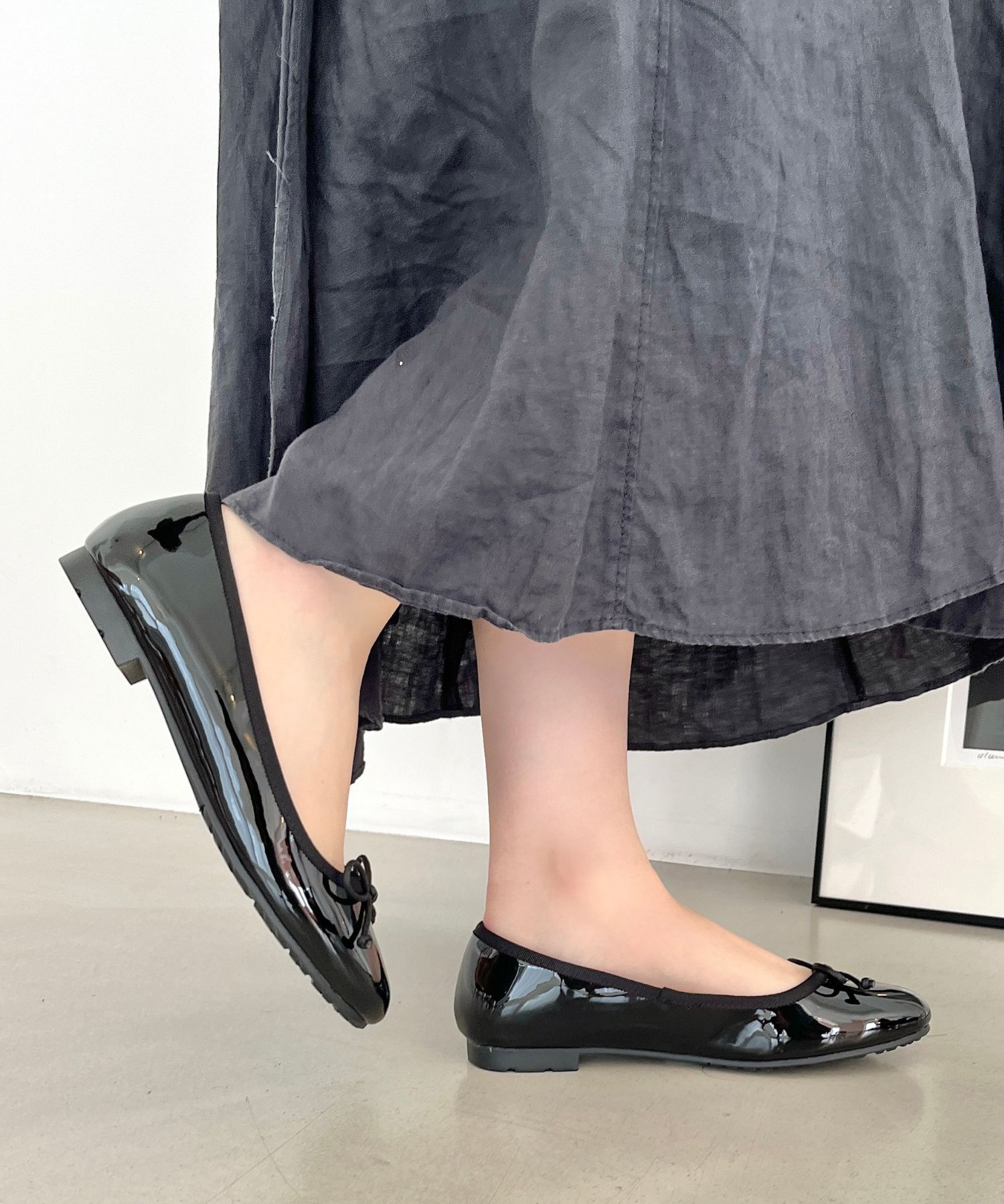 ORiental TRaffic「【防水】フラットヒールバレエレインパンプス/R-1015 レインシューズ レインパンプス 人気 トレンド」|パンプス|