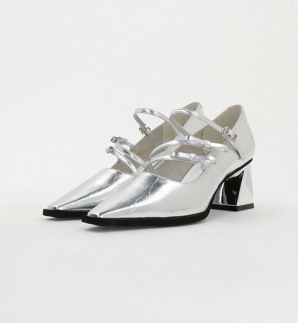 ODETTE E ODILE「＜SY＞ダブルリボン スクエア パンプス60&uarr;」|パンプス|