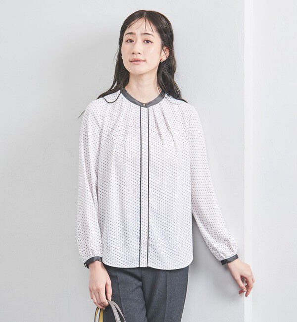 UNITED ARROWS「バイカラー パイピング ブラウス」|シャツ・ブラウス|その他8