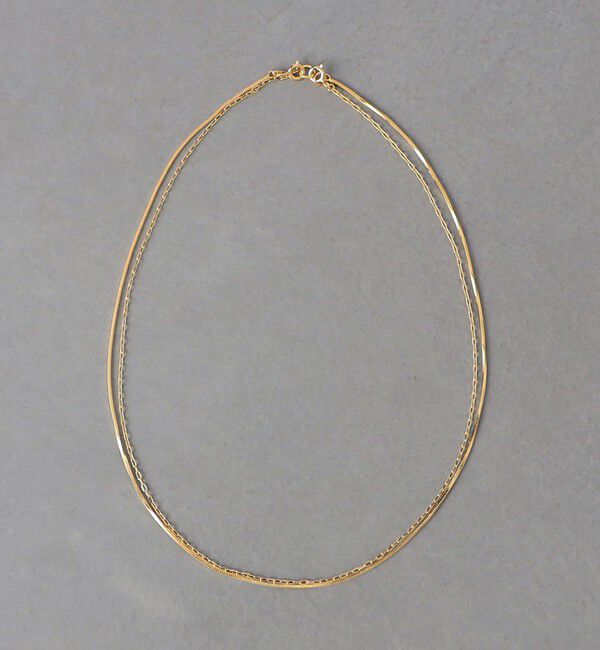 UNITED ARROWS「＜MARIHA＞Silent Rain 2連 チェーンネックレス」|ネックレス|