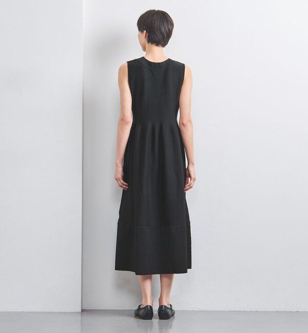 UNITED ARROWS「 コサージュ ニット ワンピース」|ワンピース|