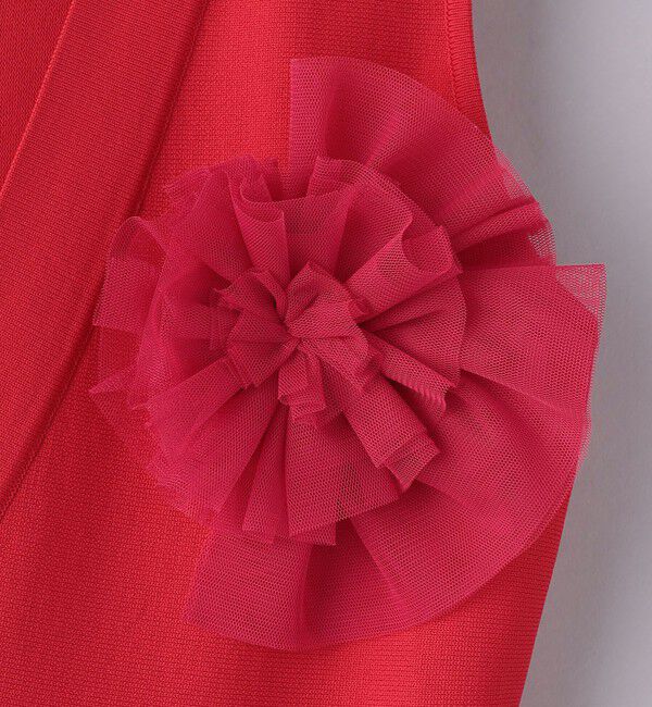 UNITED ARROWS「 コサージュ ニット ワンピース」|ワンピース|