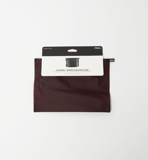 Style for Living「＜Matador＞フラットパック ジッパートイレタリーケース」|ポーチ|WINE