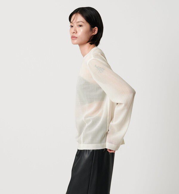 AEWEN MATOPH「＜AEWEN MATOPH＞カットオフプルオーバーブラウス」|シャツ・ブラウス|