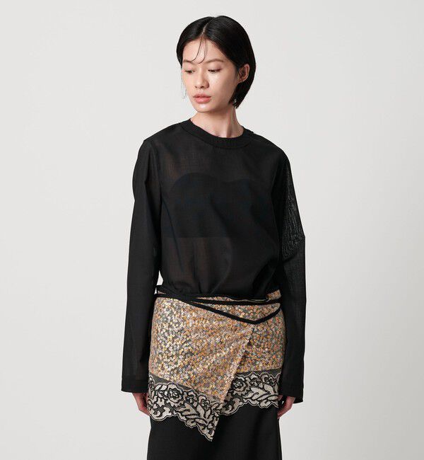 AEWEN MATOPH「＜AEWEN MATOPH＞カットオフプルオーバーブラウス」|シャツ・ブラウス|