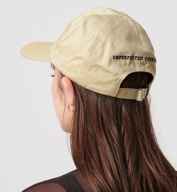 UNITED ARROWS「エンブロイダリー キャップ」|キャップ・キャスケット|BEIGE