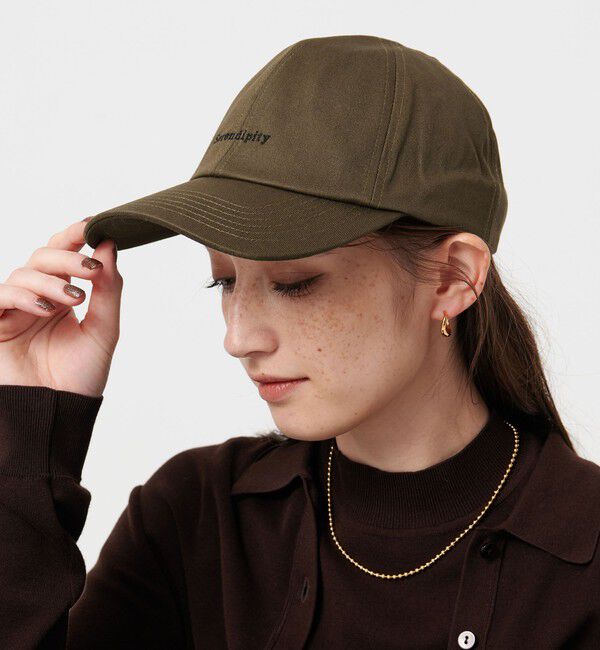 UNITED ARROWS「エンブロイダリー キャップ」|キャップ・キャスケット|