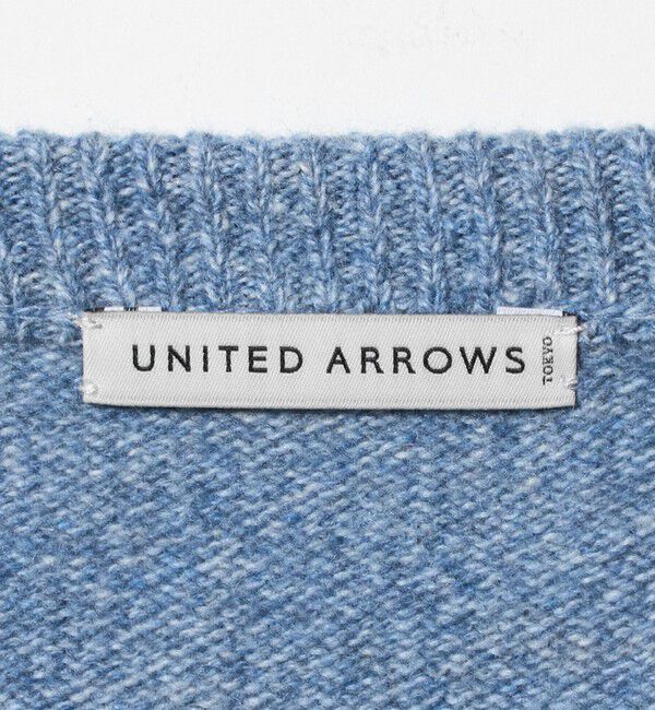 UNITED ARROWS「ウール カシミヤ ミドルゲージ クルーネック ニット」|ニット・セーター|
