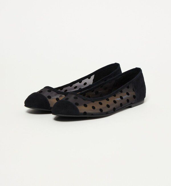 UNITED ARROWS「ドット バレエシューズ」|バレエシューズ|