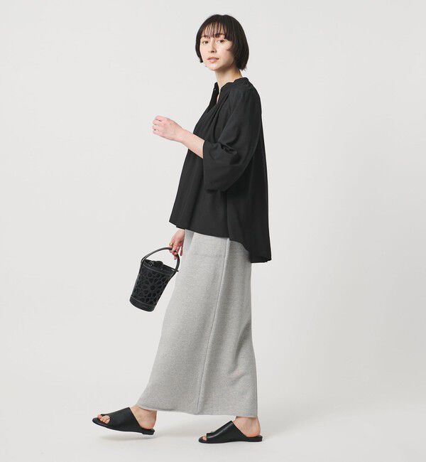 UNITED ARROWS「プリーツ ボリュームスリーブ ブラウス ‐ウォッシャブル‐」|シャツ・ブラウス|