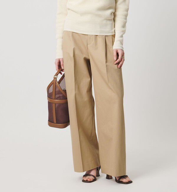 UNITED ARROWS「チノ ワイドパンツ」|チノ|