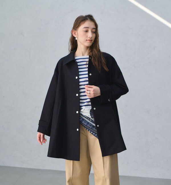 UNITED ARROWS「 Aライン ステンカラーコート」|ステンカラーコート|