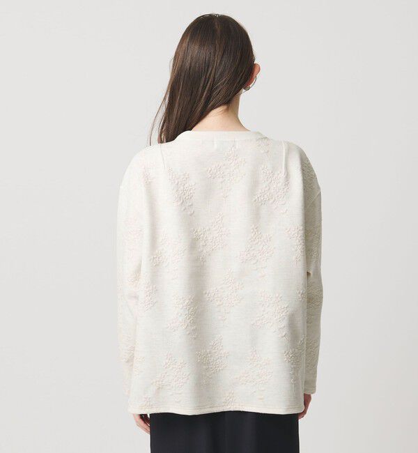 UNITED ARROWS「フラワー ジャガード スウェット」|スウェット・ジャージ|