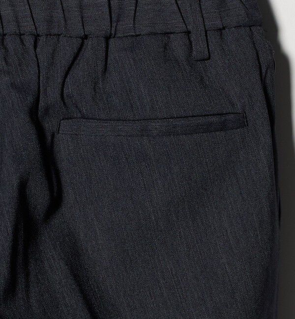 UNITED ARROWS「デニムライク ノープリーツ パンツ UA COZY　ウォッシャブル　ヨコストレッチ　防しわ」|スラックス|