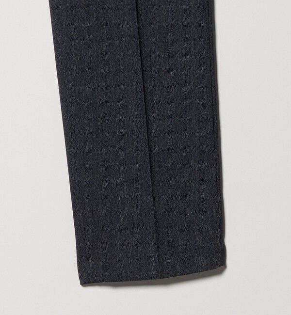UNITED ARROWS「デニムライク ノープリーツ パンツ UA COZY　ウォッシャブル　ヨコストレッチ　防しわ」|スラックス|