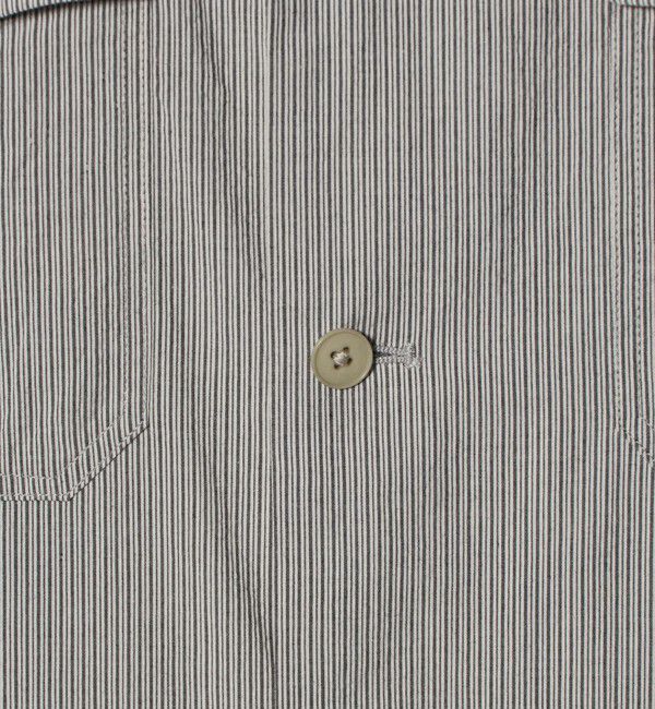 UNITED ARROWS「ギザコットン コードレーン サファリジャケット」|ミリタリージャケット|