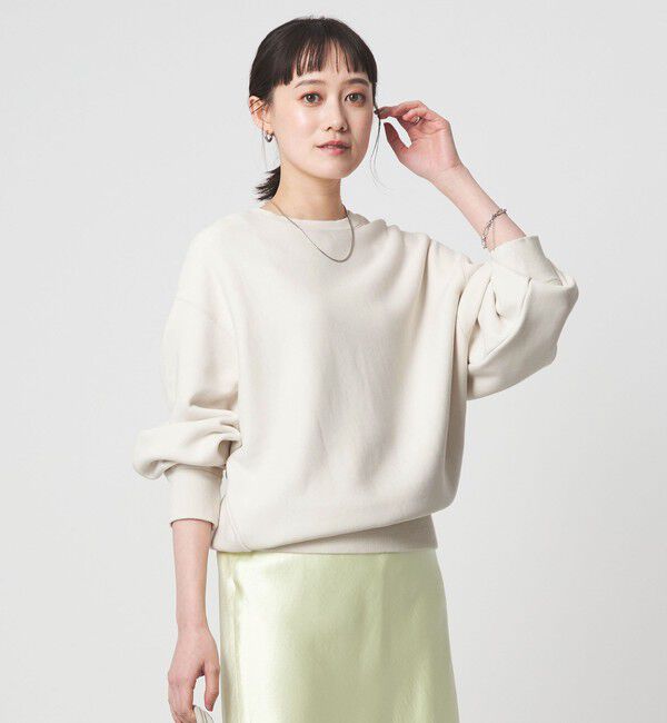 UNITED ARROWS green label relaxing「［size SHORTあり］フォルム クルー スウェット」|スウェット・ジャージ|NATURAL