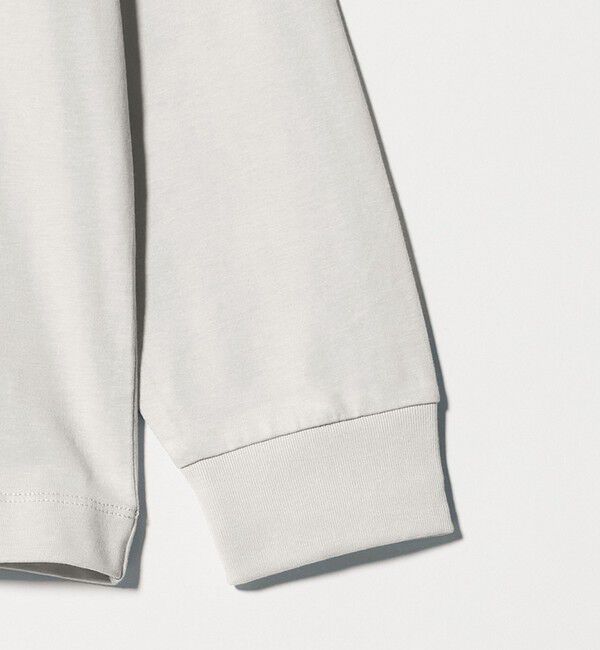 UNITED ARROWS green label relaxing「LONG FIBER COTTON クリア モックネック 長袖 Tシャツ」|Tシャツ・カットソー|