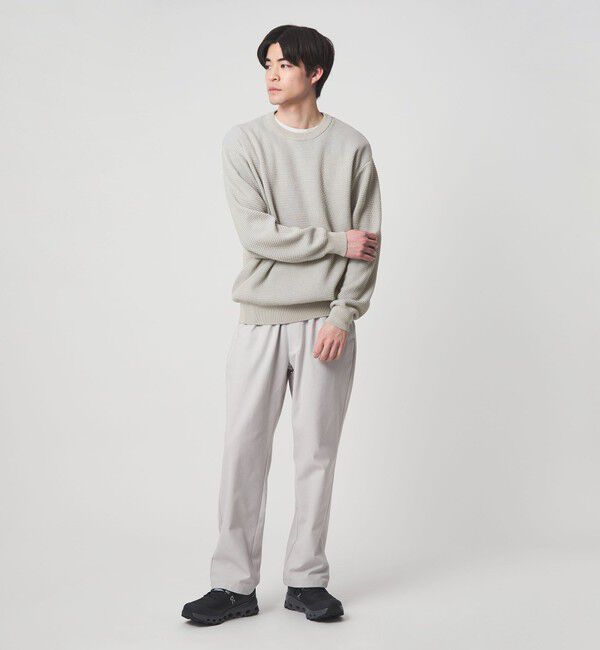 UNITED ARROWS green label relaxing「コットン リバー カノコ クルーネック ニット」|ニット・セーター|