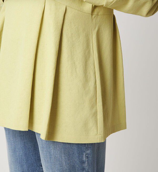 UNITED ARROWS green label relaxing「ウエスト タック ブラウス UVカット 通気性」|シャツ・ブラウス|