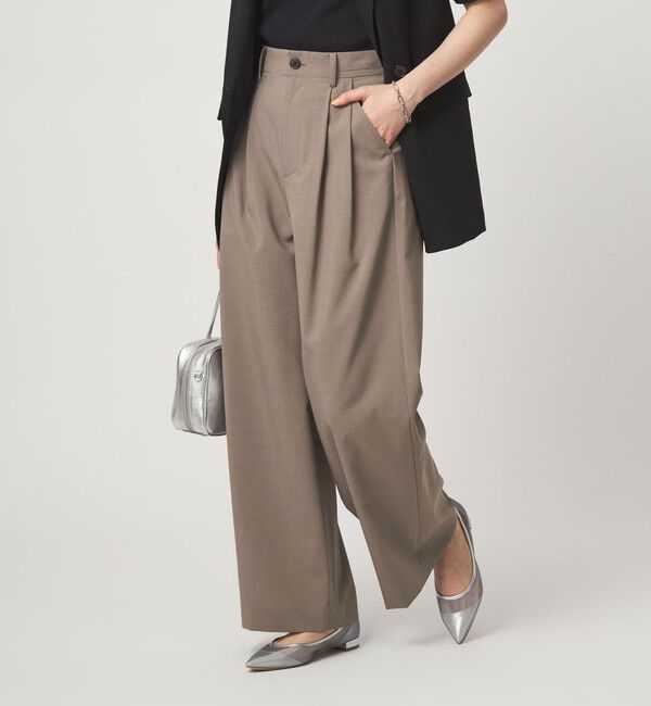 UNITED ARROWS green label relaxing「2タック ワイド パンツ」|その他|MOCA