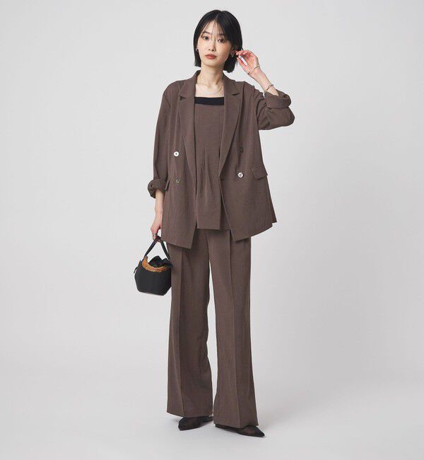 UNITED ARROWS green label relaxing「［size SHORT/TALLあり］シアーエア ワイド パンツ マシンウォッシャブル」|その他|