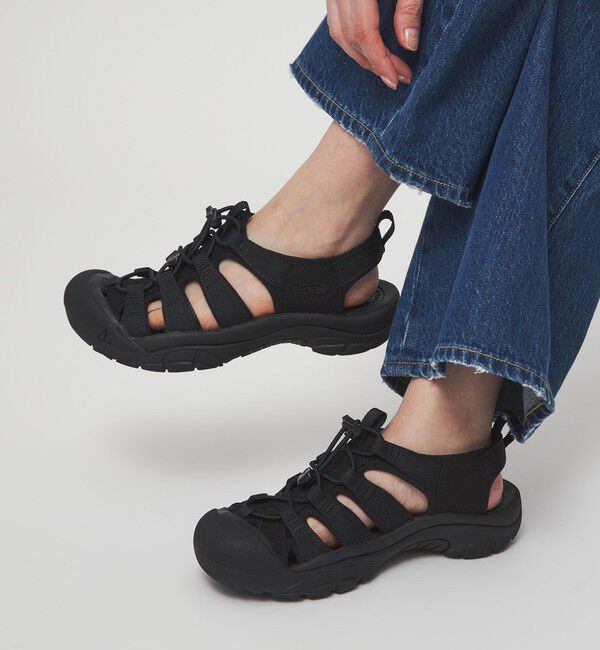 UNITED ARROWS green label relaxing「【WEB限定】＜KEEN＞ニューポート エイチツー サンダル」|サンダル|BLACK