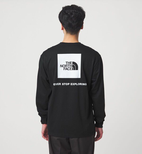 UNITED ARROWS green label relaxing「＜THE NORTH FACE＞バック スクエアロゴ ロングスリーブ 長袖 Tシャツ」|Tシャツ・カットソー|