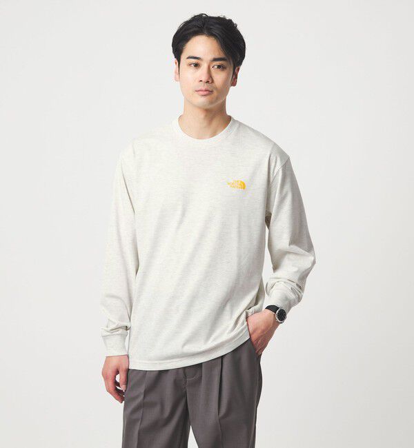 UNITED ARROWS green label relaxing「＜THE NORTH FACE＞バック スクエアロゴ ロングスリーブ 長袖 Tシャツ」|Tシャツ・カットソー|