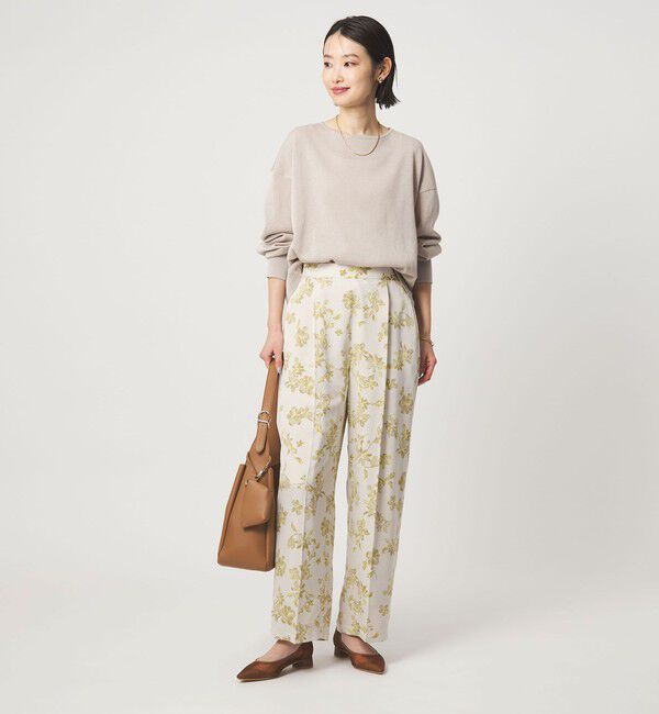 UNITED ARROWS green label relaxing「フラワー プリント パンツ」|その他|