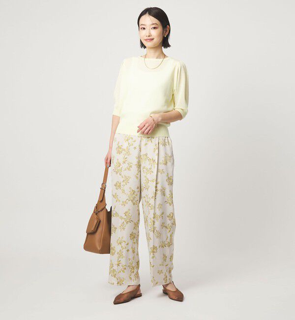 UNITED ARROWS green label relaxing「フラワー プリント パンツ」|その他|