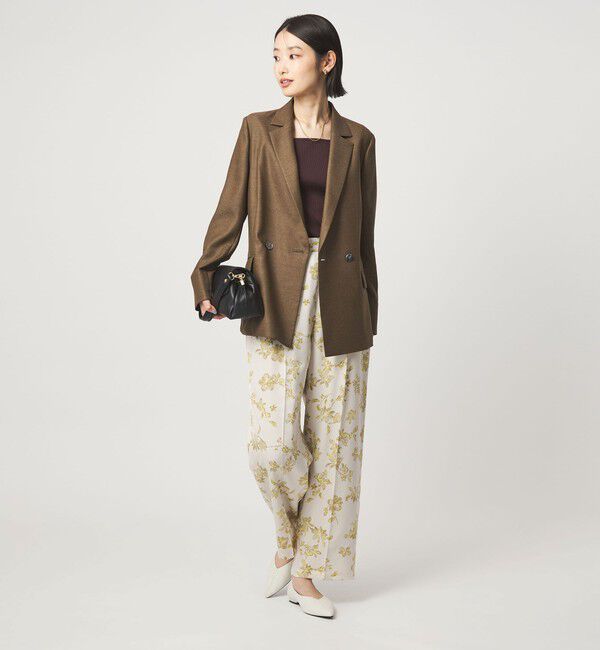 UNITED ARROWS green label relaxing「フラワー プリント パンツ」|その他|