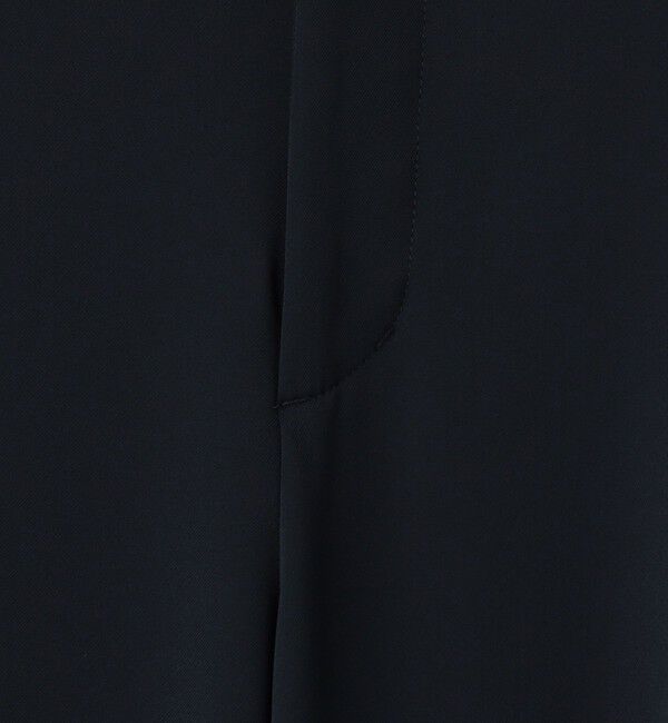 BEAUTY&YOUTH UNITED ARROWS「【WEB限定 Wardrobe DAILY MINIMAL】ダブルクロス タックワイドストレートパンツ ウォッシャブル」|スラックス|