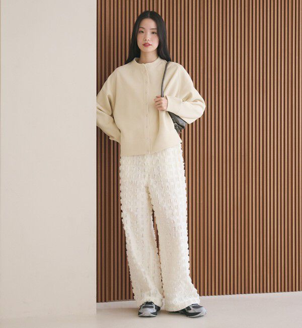 BEAUTY&YOUTH UNITED ARROWS「ダブルフェイス リングボタンカーディガン2 ウォッシャブル」|カーディガン|