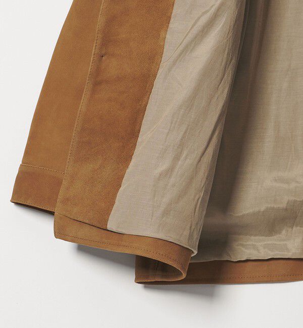 STEVEN ALAN「＜Steven Alan＞ ゴート スエード レザー カバーオール」|ブルゾン・スタジャン|