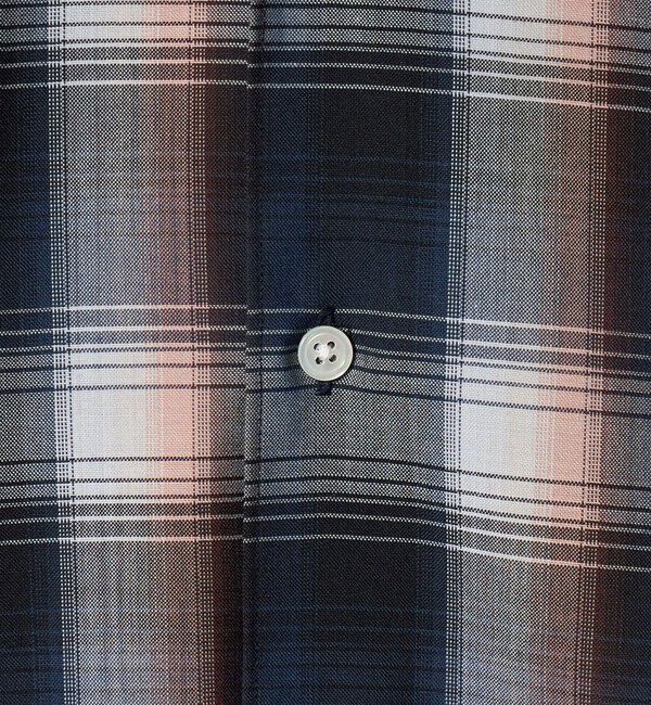 BEAUTY&YOUTH UNITED ARROWS「尾州 TW オンブレ チェック レギュラー シャツ GRANDE TAPERD型 ウォッシャブル MADE IN JAPAN」|シャツ・ブラウス|