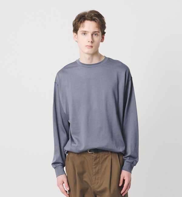 BEAUTY&YOUTH UNITED ARROWS「フィブリル ジャージー クルーネック ロングスリーブ カットソー」|Tシャツ・カットソー|