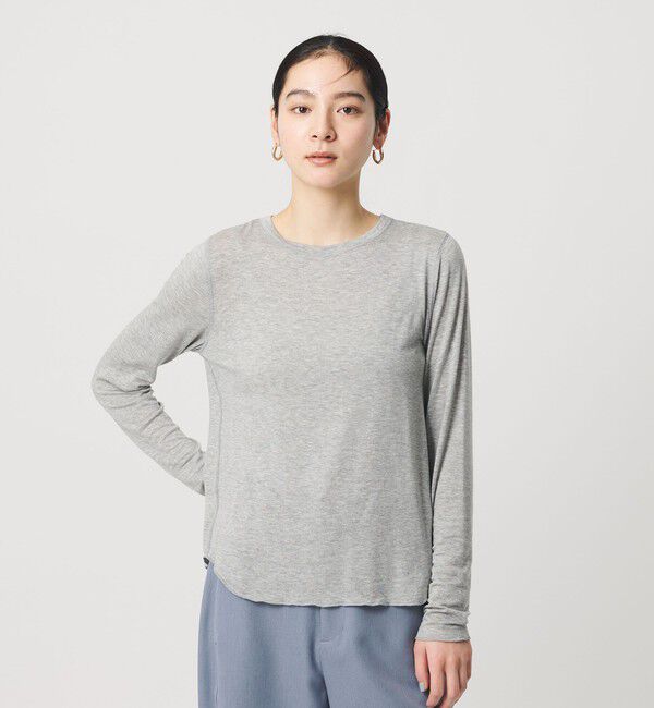BEAUTY&YOUTH UNITED ARROWS「セルロースブレンド クルーネックカットソー」|Tシャツ・カットソー|