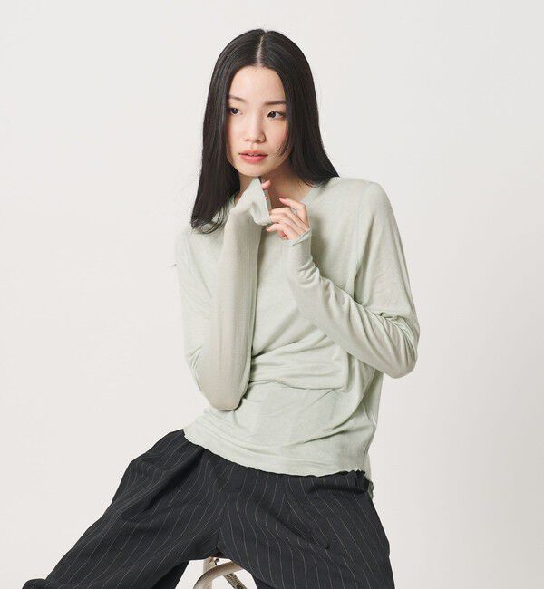 BEAUTY&YOUTH UNITED ARROWS「セルロースブレンド クルーネックカットソー」|Tシャツ・カットソー|