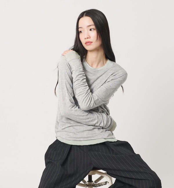 BEAUTY&YOUTH UNITED ARROWS「セルロースブレンド クルーネックカットソー」|Tシャツ・カットソー|