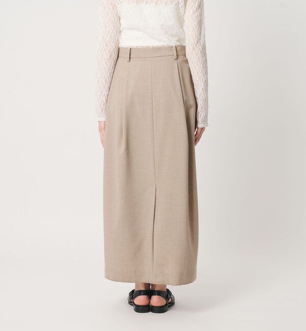 BEAUTY&YOUTH UNITED ARROWS「ポリエステルブレンド タックスカート」|スカート|