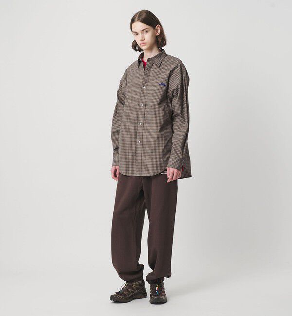 NICE WEATHER「＜NICE WEATHER＞ロゴ チェックシャツ」|シャツ・ブラウス|