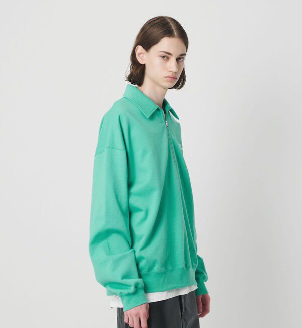 NICE WEATHER「＜NICE WEATHER＞ロゴ スウェットハーフジップ」|スウェット・ジャージ|